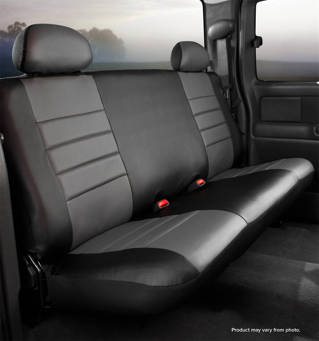 FIA SL67-22 GRAY LeatherLite™ Custom Seat Cover - Truck Part Superstore