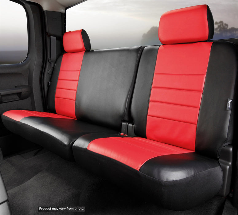 FIA SL62-52 RED LeatherLite™ Custom Seat Cover - Truck Part Superstore