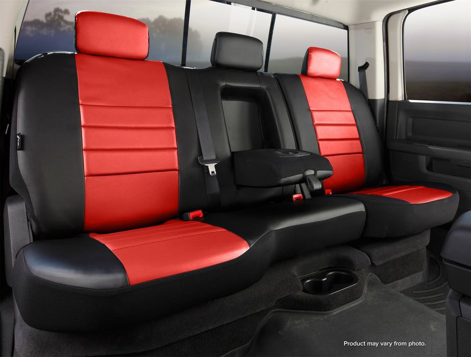 FIA SL67-15 RED LeatherLite™ Custom Seat Cover - Truck Part Superstore