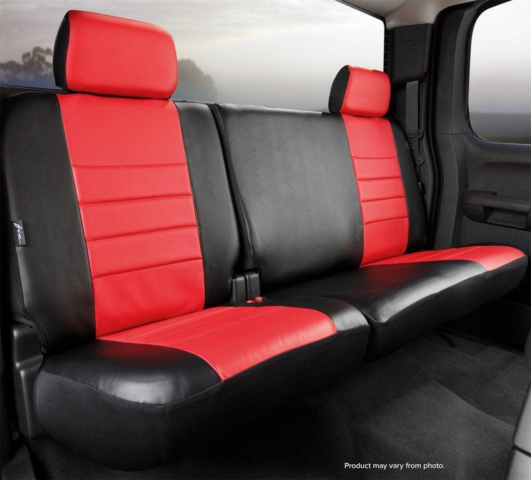 FIA SL62-37 RED LeatherLite™ Custom Seat Cover - Truck Part Superstore