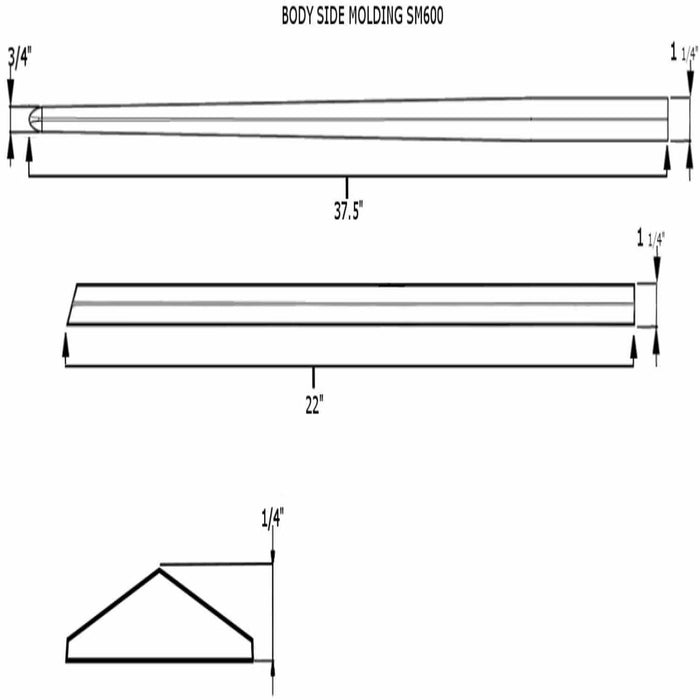 Coast To Coast CCISM600 Direct Fit Chrome 4 Piece - Truck Part Superstore