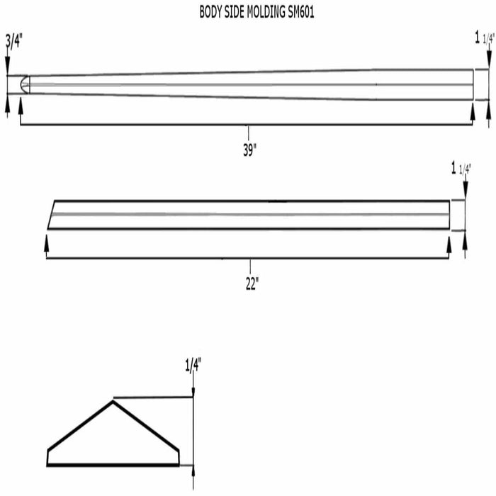 Coast To Coast CCISM601 Direct Fit Chrome 4 Piece - Truck Part Superstore