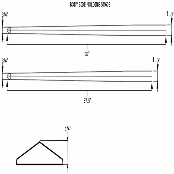 Coast To Coast CCISM603 Direct Fit Chrome 4 Piece - Truck Part Superstore