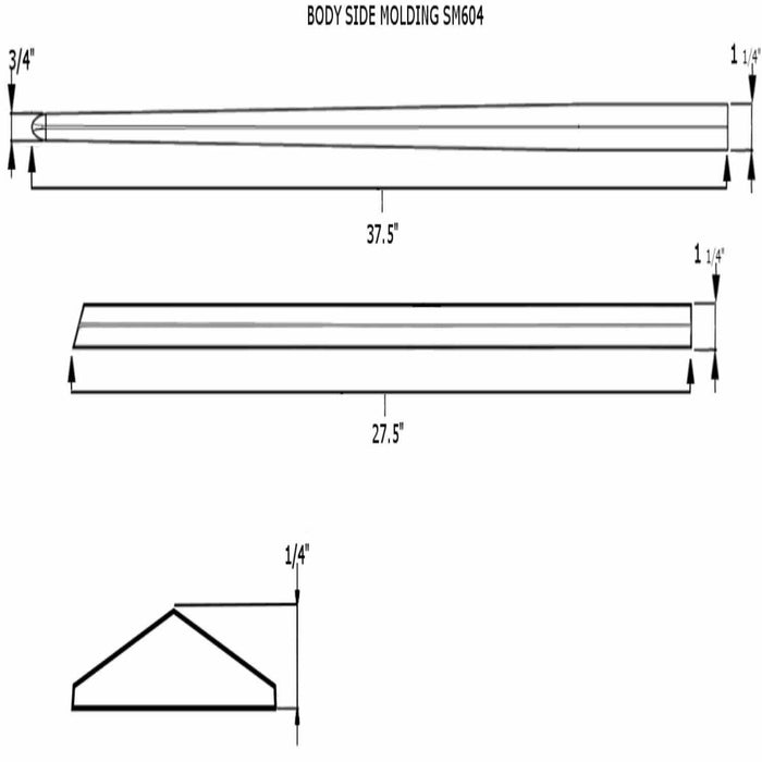 Coast To Coast CCISM604 Direct Fit Chrome 4 Piece - Truck Part Superstore