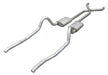 Pypes Performance Exhaust SMA10T Crossmember Back w/X-Pipe Exhaust System 67-73 Mopar A-Body Split Rear Dual Exit 2.5 in Intermediate And Tail Pipe Turbo Pro Mufflers/Hardware Incl Tip Not Incl Pypes Exhaust - Truck Part Superstore