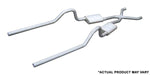 Pypes Performance Exhaust SMB10 Crossmember Back w/X-Pipe Exhaust System 66-74 Mopar B-Body Split Rear Dual Exit 2.5 in Intermediate And Tail Pipe Hardware Incl Muffler And Tip Not Incl Pypes Exhaust - Truck Part Superstore