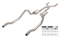 Pypes Performance Exhaust SMB13T 1966-1974 Mopar B-Body 3 Inch Crossmember Back Exhaust System With X-Pipe 409 Stainless With Turbo Pro Mufflers SMB13T - Truck Part Superstore