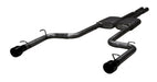 Pypes Performance Exhaust SMC10SB Phantom Series Cat Back Exhaust System Split Rear Dual Exit 2.5 in Intermediate And Tail Pipe Street Pro Muffler/Hardware/4 in Black Tips Incl Natural 409 Stainless Steel Pypes Exhaust - Truck Part Superstore