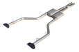 Pypes Performance Exhaust SMC21RB Cat Back Exhaust System Split Rear Dual Exit 08-14 Challenger V8 SRT8 3 in Intermediate And Tail Pipe Race Pro Muffler/Hardware/Black Tips Incl Natural Finish 409 Stainless Steel Pypes Exhaust - Truck Part Superstore