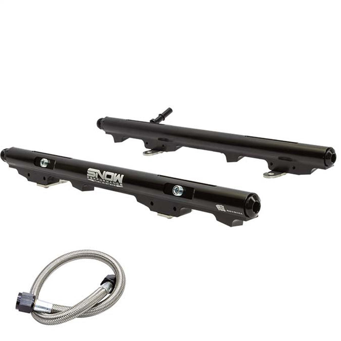 Nitrous Express SNF-33343F Factory Fit Billet Fuel Rail Kit For LS3 Intake With LS3 Injectors (34mm) - Truck Part Superstore