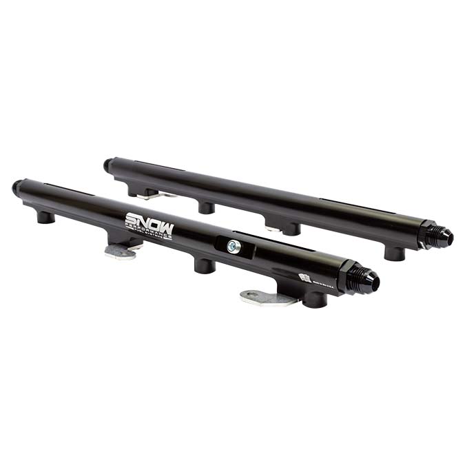 Snow Performance SNF-36411 Billet Fuel Rail Kit, 2005+ 6.4L Hemi, Factory Height Injectors, Return Style. - Truck Part Superstore