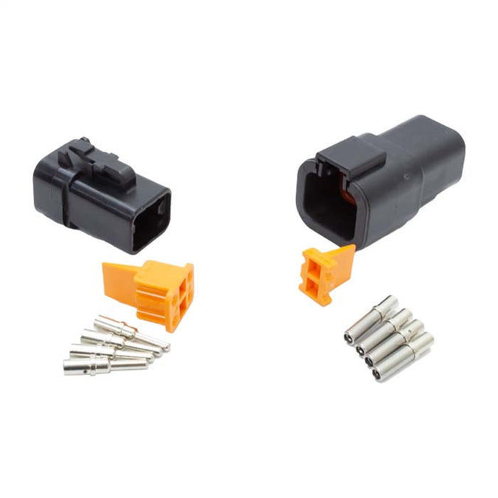 Nitrous Express SNF-50040 DTP Deutsch Connector Set; 4 Pin; 10 AWG-14 AWG; - Truck Part Superstore