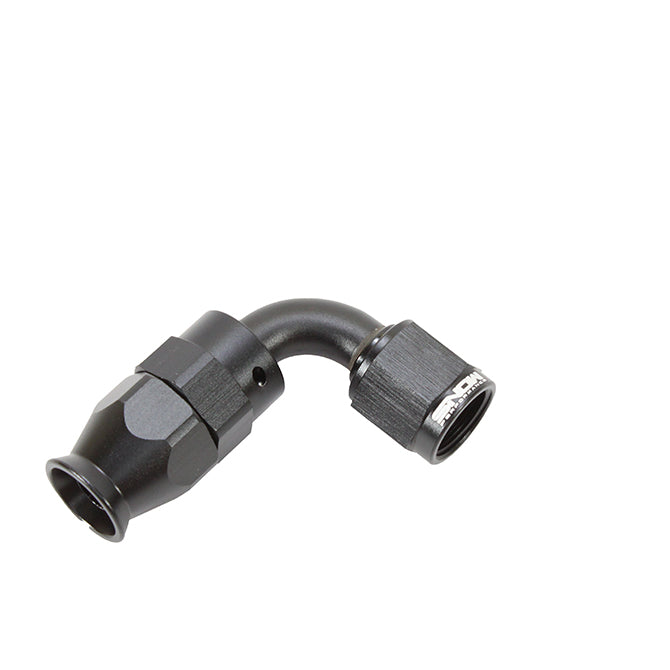 Snow Performance SNF-60690 -6 AN 90 Degree PTFE Hose End; Black. - Truck Part Superstore