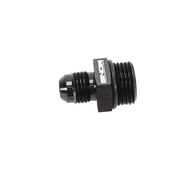 Nitrous Express SNF-60806 Adapter Fitting; 6 AN To 8 ORB; Straight; Black; - Truck Part Superstore