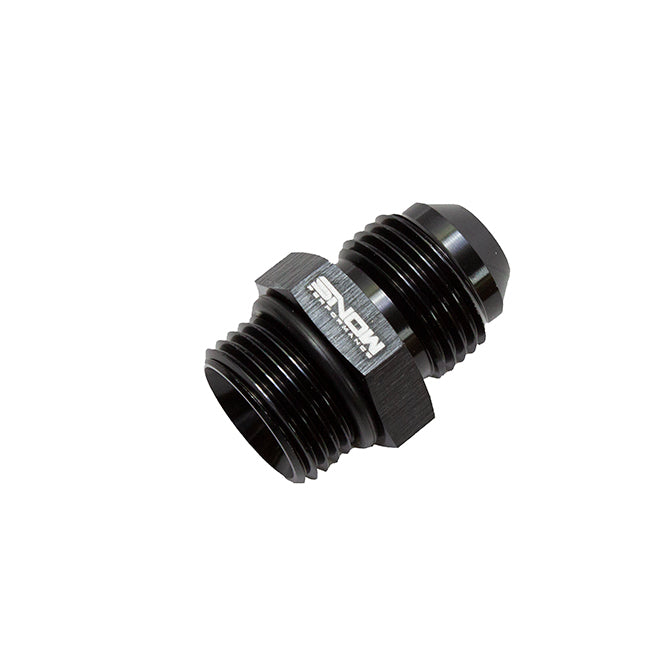 Snow Performance SNF-60808 -8 ORB to -8 AN Straight Fitting; Black. - Truck Part Superstore