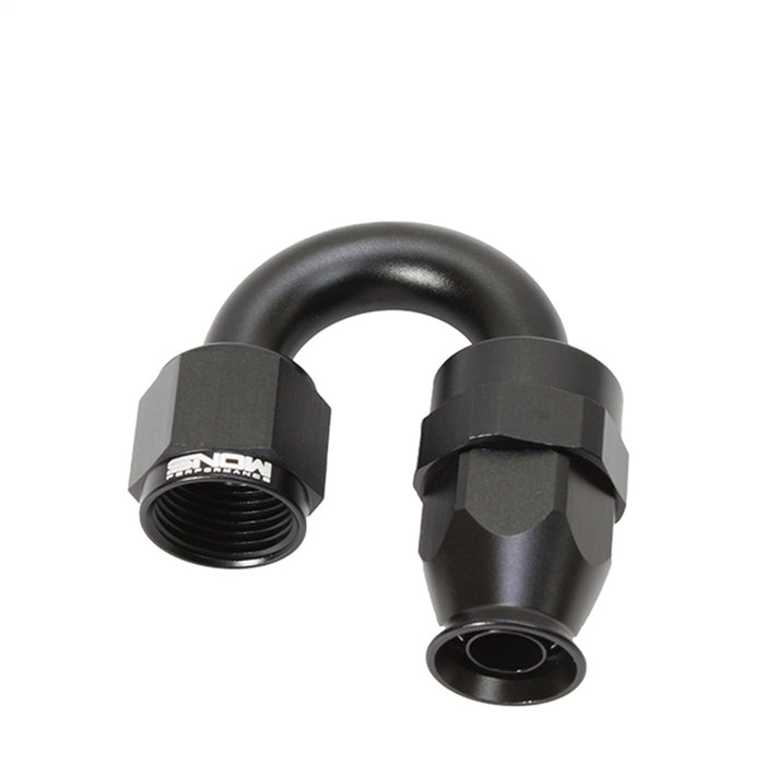 Nitrous Express SNF-60818 PTFE Hose End; 8 AN; 180 Degree; Black; - Truck Part Superstore
