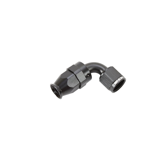 Snow Performance SNF-60890 -8 AN 90 Degree PTFE Hose End; Black. - Truck Part Superstore