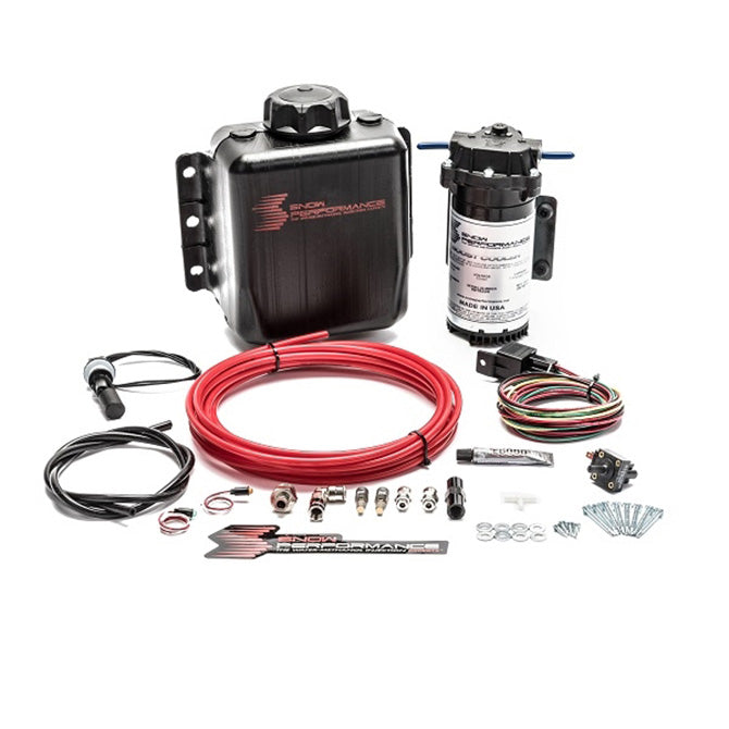 Snow Performance SNO-201 Stage 1 Boost Cooler Forced Induction Water-Methanol Injection Kit (Red High Tem - Truck Part Superstore