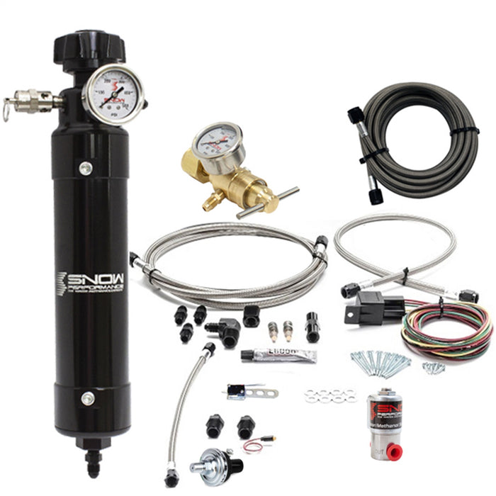 Nitrous Express SNO-2190-BRD Pumpless Water/Methanol System; 100-400 PSI; 19 fl/oz Tank Capacity; - Truck Part Superstore
