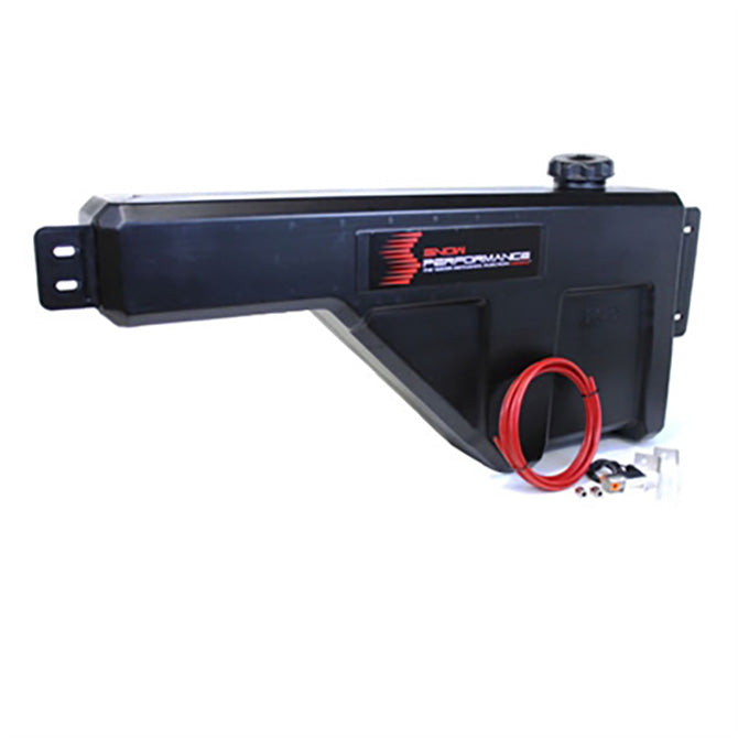 Snow Performance SNO-40015 10 Gal. Water-Methanol Tank Upgrade High Temp Nylon (w/brackets; solenoid; hose - Truck Part Superstore