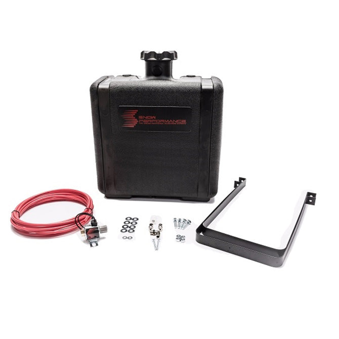 Snow Performance SNO-40016 7 Gal. Water-Methanol Tank Upgrade Quick-Connect Fittings (w/brackets; solenoid, - Truck Part Superstore