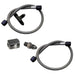 Snow Performance SNO-40040-BRD Water-Methanol Dual Nozzle Upgrade Stainless Steel Braided Line. - Truck Part Superstore