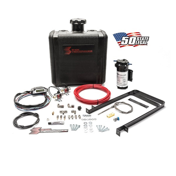 Snow Performance SNO-50100 Diesel Stage 3 Boost Cooler Water-Methanol Injection Kit Universal (Red High Tem - Truck Part Superstore