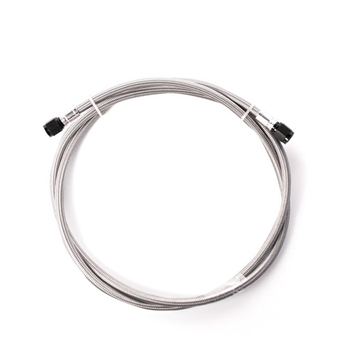 Snow Performance SNO-805-BRD 1' Stainless Steel Braided Water Methanol Line (4AN BLACK). - Truck Part Superstore