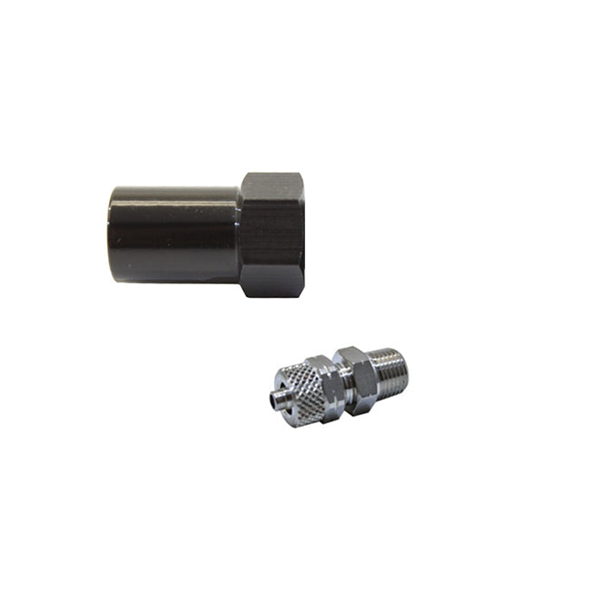 Snow Performance SNO-810-QC Low Profile Water-Methanol Nozzle Holder Quick-Connect Straight. - Truck Part Superstore
