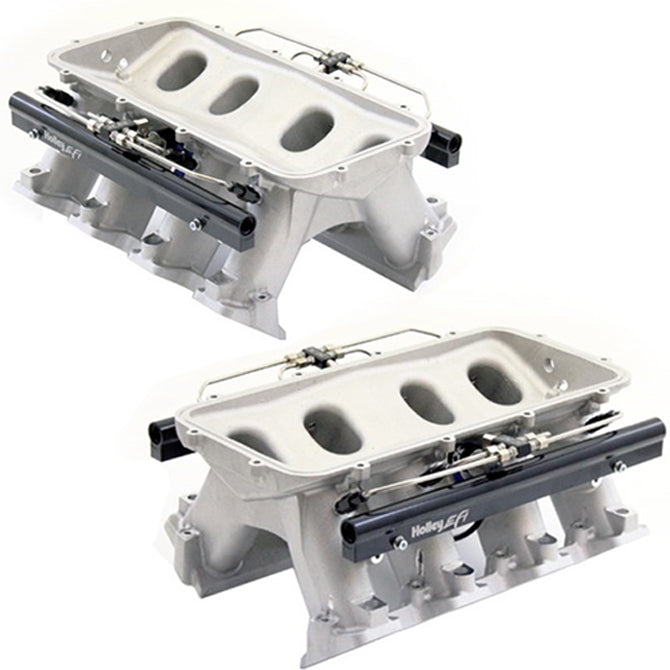Snow Performance SNO-INTAKE004 HOLLEY HI-RAM MANIFOLD FOR CATHEDRAL PORT HEADS W/ Snow DIRECT PORT. - Truck Part Superstore