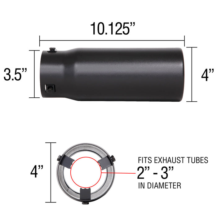 Spectre 22362 Exhaust Tail Pipe Tip - Truck Part Superstore