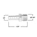 Spectre 5945 Fuel Filter Fitting - Truck Part Superstore