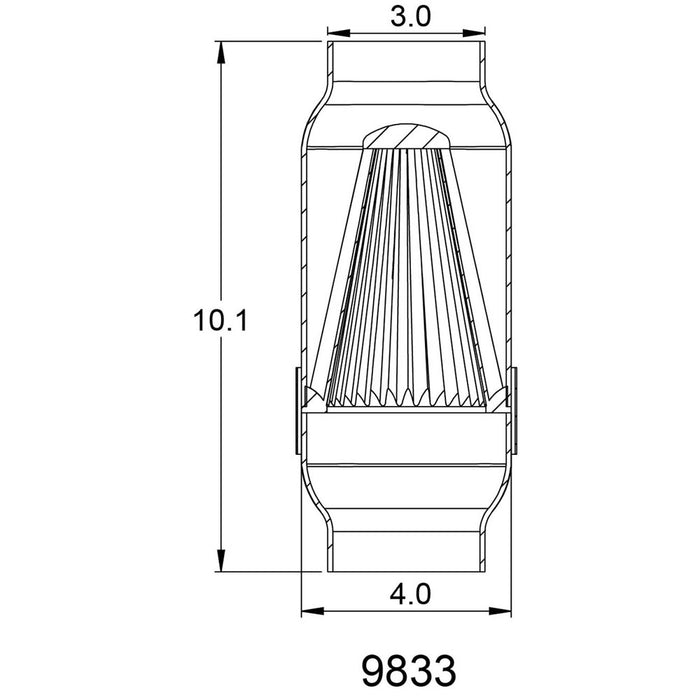 Spectre 9833 Air Filter Housing - Truck Part Superstore