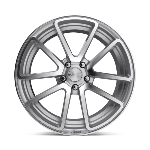 Rotiform 1PC R1201885F8+45 R120 18X8.5 5X112 GL-SLVR-MACH 45MM - Truck Part Superstore