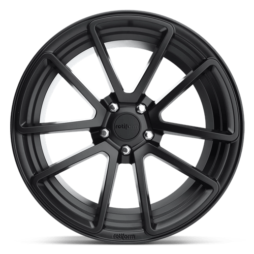 Rotiform 1PC R1221985F8+45 R122 19X8.5 5X112 MT-BLK 45MM - Truck Part Superstore