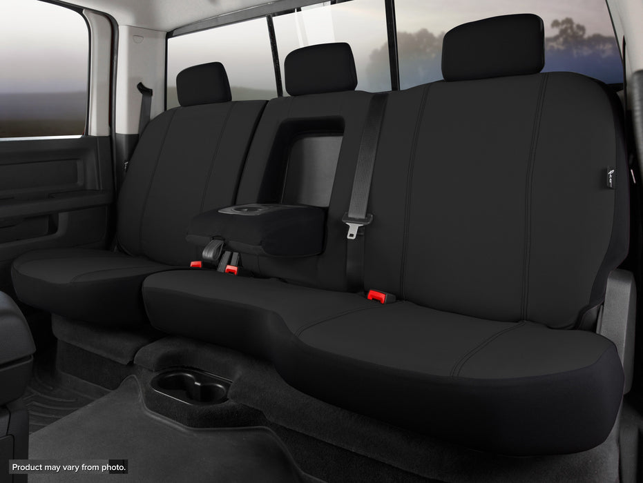 FIA SP82-90 BLACK SP80 Series - Seat Protector Polyester Custom Fit Rear Seat Cover - Black - Truck Part Superstore