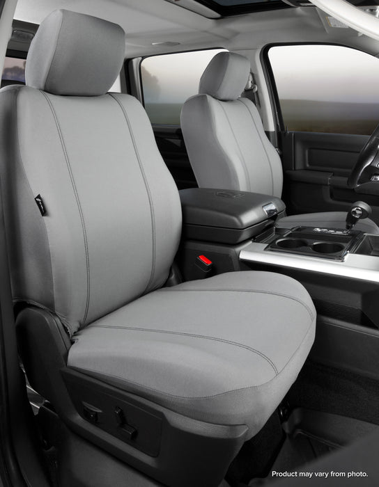 FIA SP89-48 GRAY SP80 Series - Seat Protector Polyester Custom Fit Front Seat Cover - Gray - Truck Part Superstore