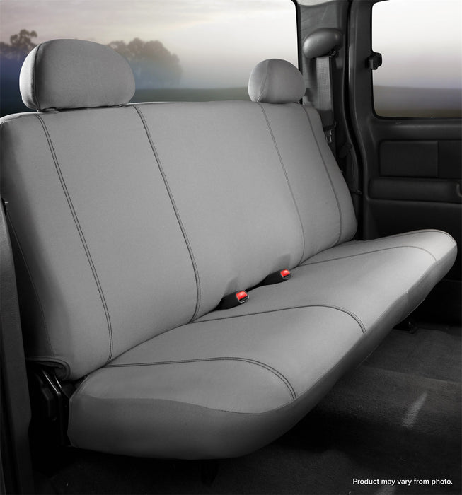 FIA SP82-7 GRAY Seat Protector™ Custom Seat Cover; Rear Bench Seat; w/Armrest; Gray; - Truck Part Superstore
