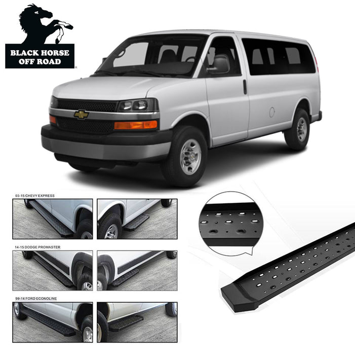 Black Horse Off Road SR-GMR13796 Spartan Running Boards - Truck Part Superstore