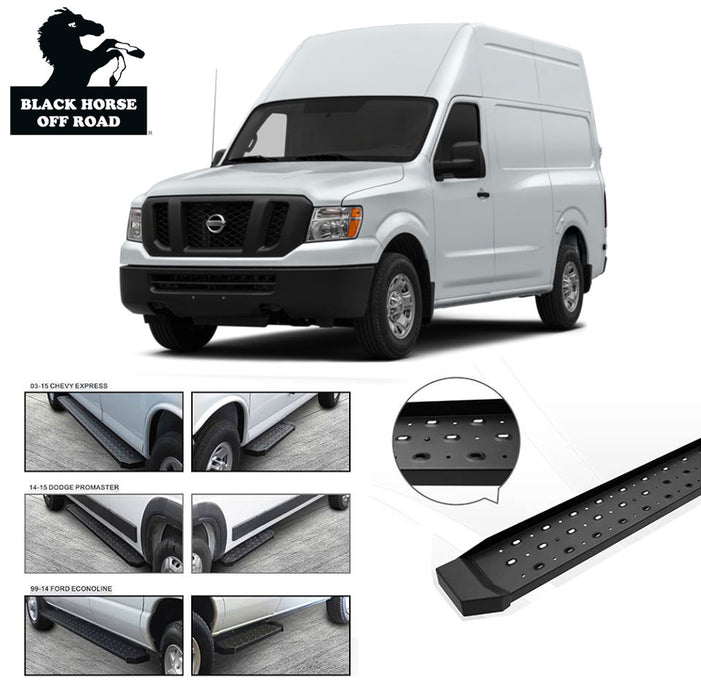 Black Horse Off Road SR-NIR405396 Spartan Running Boards - Truck Part Superstore