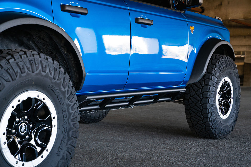 DV8 Offroad SRBR-01 Bronco Rock Sliders For 21-22 Ford Bronco FS-15 Series DV8 Offroad - Truck Part Superstore