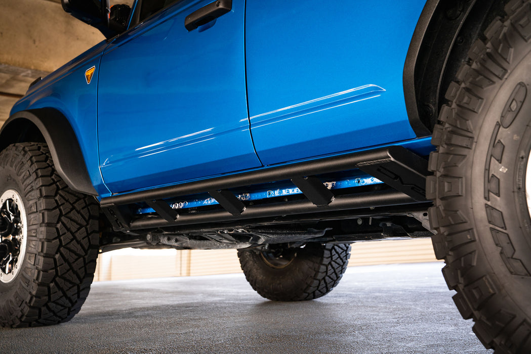 DV8 Offroad SRBR-01 Bronco Rock Sliders For 21-22 Ford Bronco FS-15 Series DV8 Offroad - Truck Part Superstore