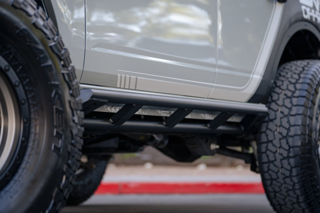 DV8 Offroad SRBR-01 Bronco Rock Sliders For 21-22 Ford Bronco FS-15 Series DV8 Offroad - Truck Part Superstore