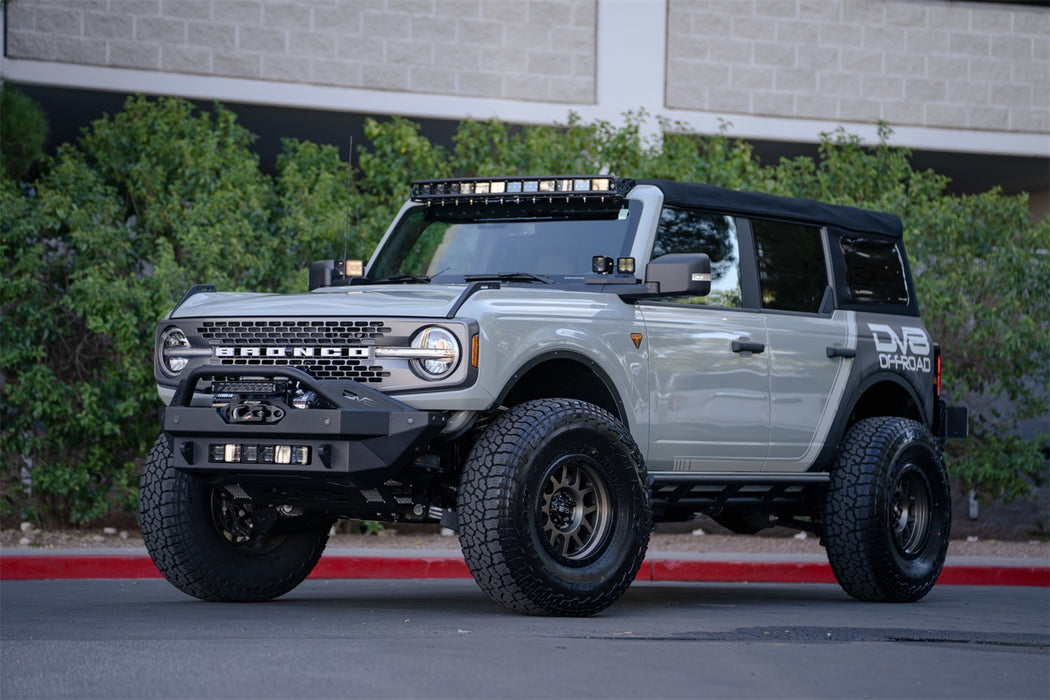 DV8 Offroad SRBR-01 Bronco Rock Sliders For 21-22 Ford Bronco FS-15 Series DV8 Offroad - Truck Part Superstore
