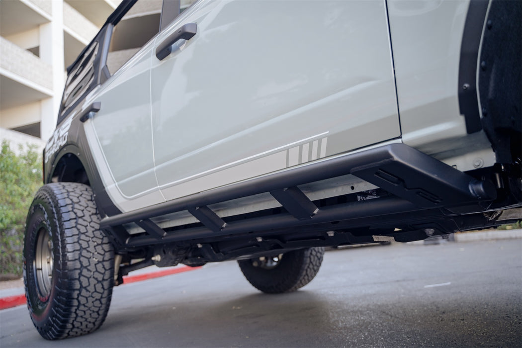 DV8 Offroad SRBR-01 Bronco Rock Sliders For 21-22 Ford Bronco FS-15 Series DV8 Offroad - Truck Part Superstore