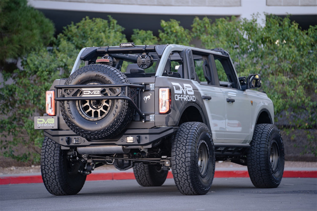 DV8 Offroad SRBR-01 Bronco Rock Sliders For 21-22 Ford Bronco FS-15 Series DV8 Offroad - Truck Part Superstore