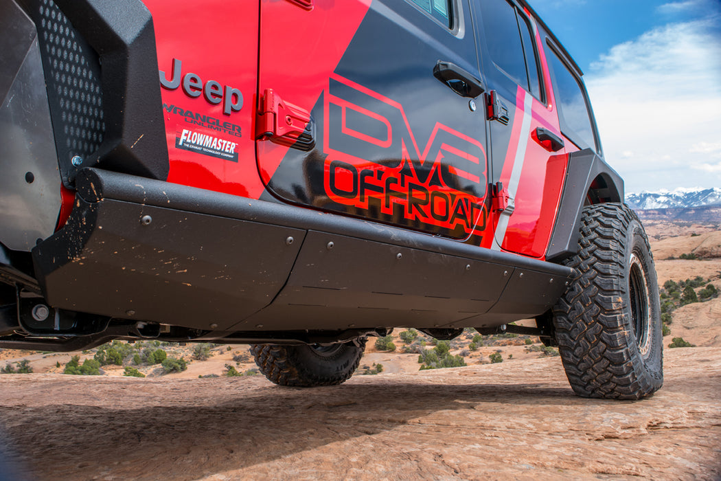 DV8 Offroad SRJL-01 Jeep JL Boatside Sliders 4 Door Only 18-Present Wrangler JL DV8 Offroad - Truck Part Superstore