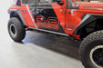 DV8 Offroad SRJL-03 Jeep JL Tubular Rock Slider with Plated End Caps 18-Present Wrangler JL DV8 Offroad - Truck Part Superstore