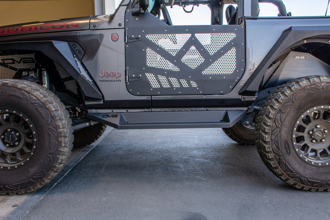 DV8 Offroad SRJL-24 Jeep JL Boxed Slider/ Step 18-Present Jeep Wrangler JL 2 Door DV8 Offroad - Truck Part Superstore
