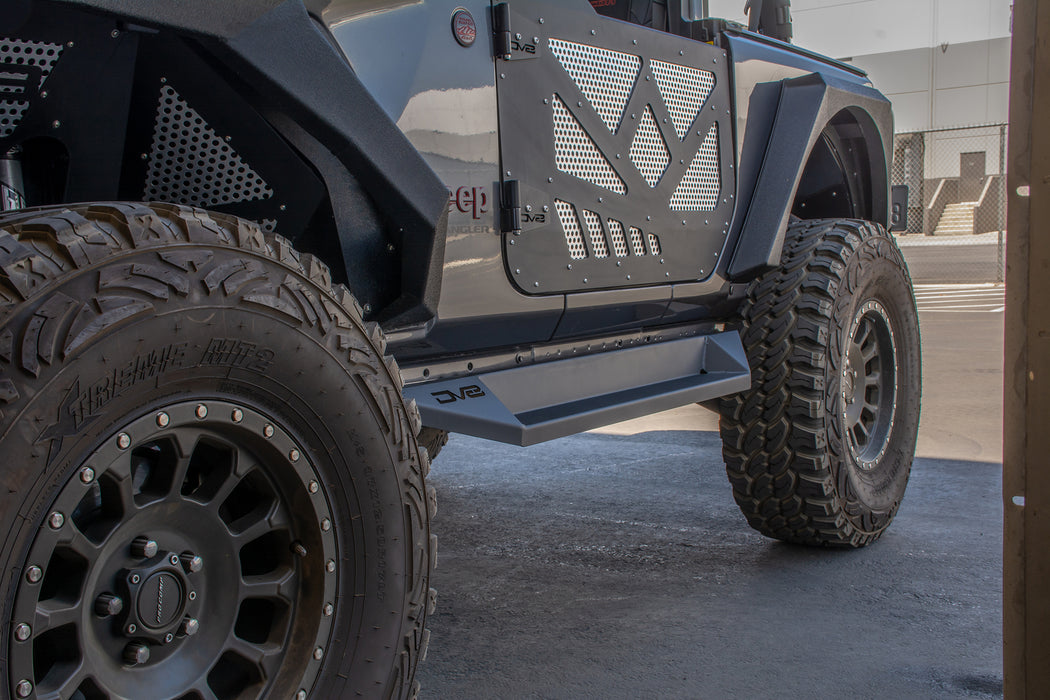DV8 Offroad SRJL-24 Jeep JL Boxed Slider/ Step 18-Present Jeep Wrangler JL 2 Door DV8 Offroad - Truck Part Superstore